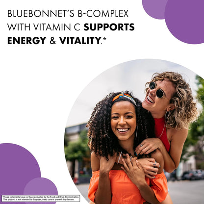 BlueBonnet Stress Vitamin B Complex - 50 Vegetable Capsules