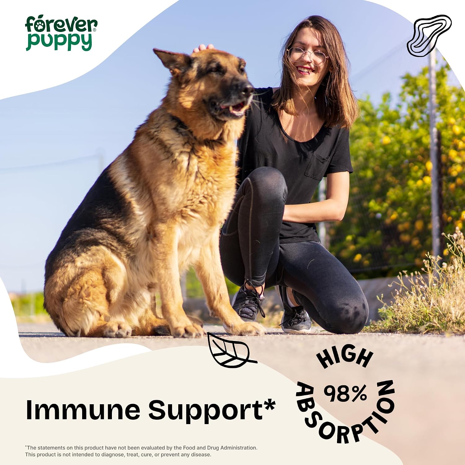 Forever Puppy Astragalus Root Drops for Dogs - Immune Support - 118 ml - görsel 2