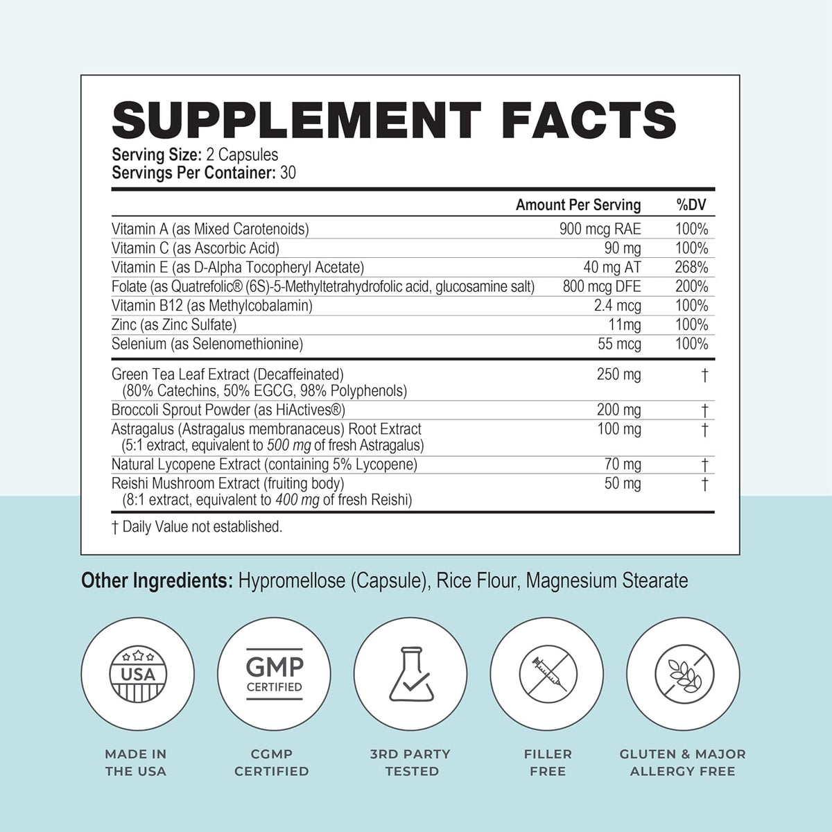 Papillex Dietary Supplement - Immune Support with Natural Ingredients - 60 Capsules - görsel 6