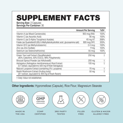 Papillex Dietary Supplement - Immune Support with Natural Ingredients - 60 Capsules