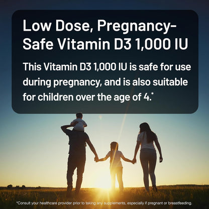 NatureWise Vitamin D3 1000 IU (25 mcg) - 360 Mini Softgels, 1-Year Supply