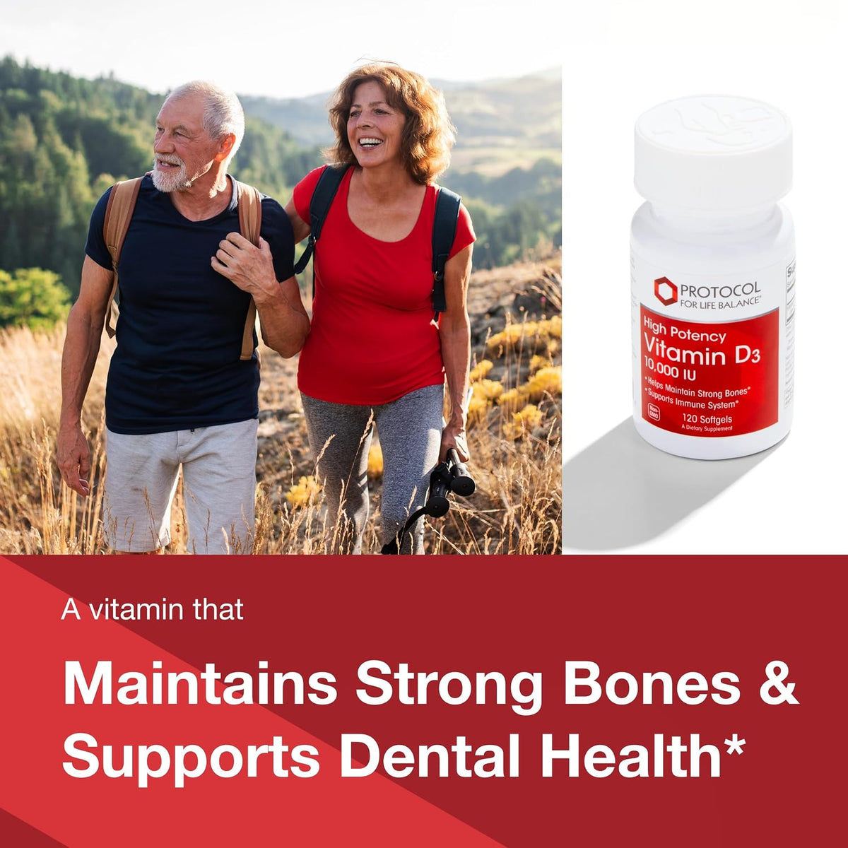 Protocol for Life Balance Vitamin D3 10,000 IU (250 µg) – 120 Softgels - görsel 3