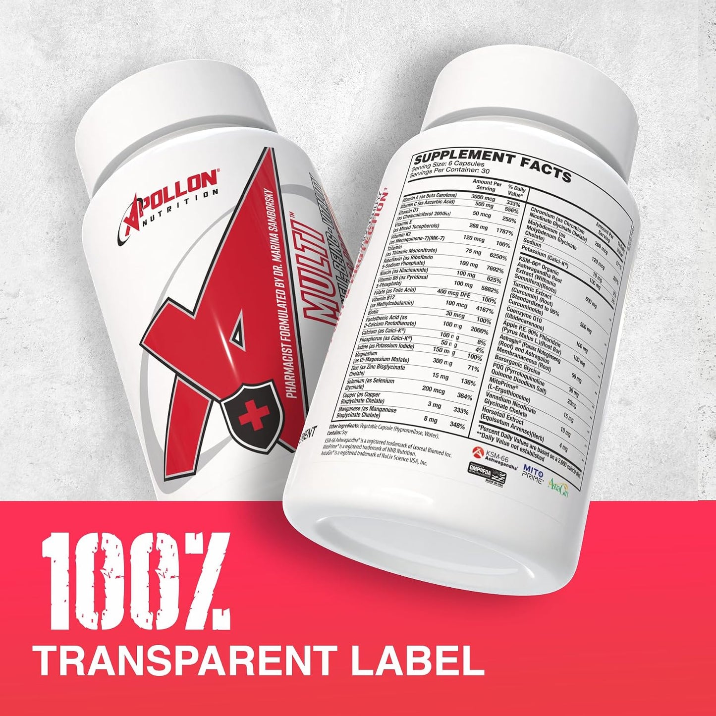 Apollon Nutrition Multivitamin – Daily Essential Vitamin & Mineral Complex - görsel 5