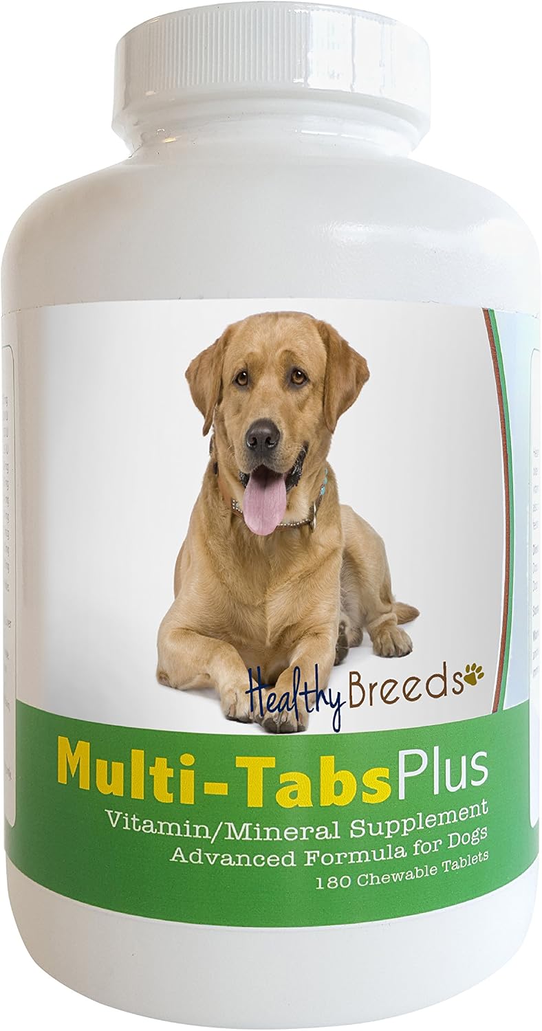 Healthy Breeds Labrador Retriever Multi-Tabs Plus Chewable Tablets 180 Count - görsel 1