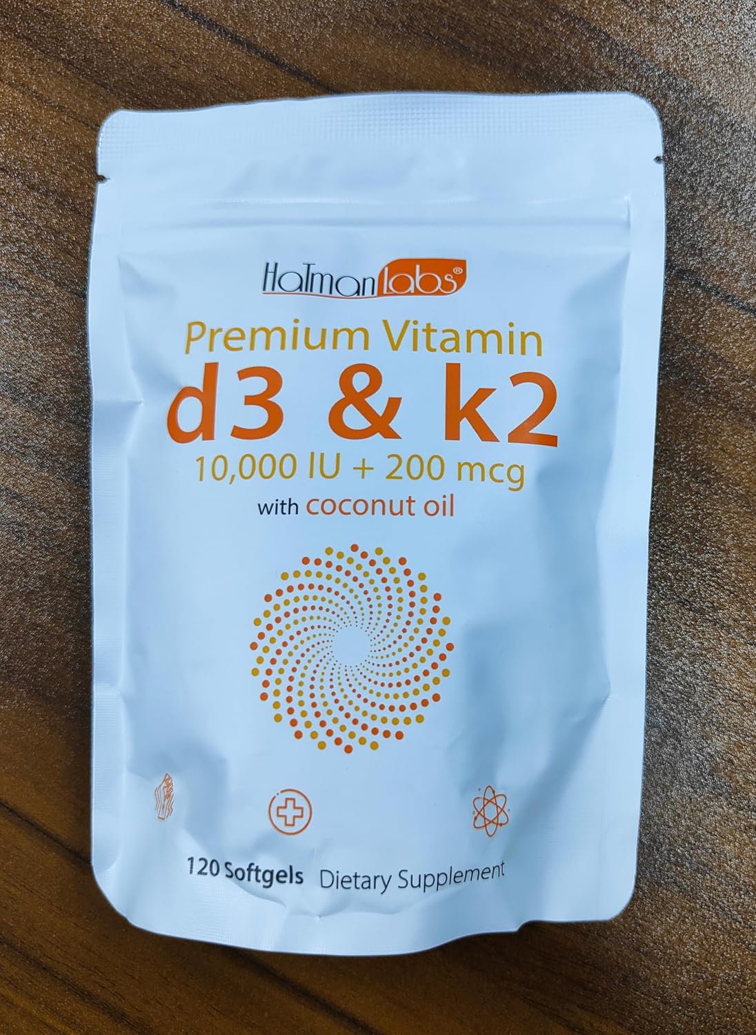 newseel Vitamin D3 K2 Capsules with Coconut Oil, 120 Soft gel capsules - görsel 10