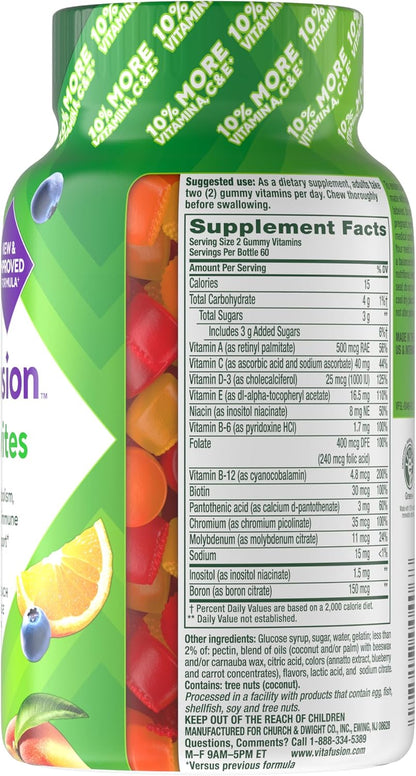 Vitafusion Multivitamin Gummies – 120 Count – Adult Gummy Vitamins for Men and Women