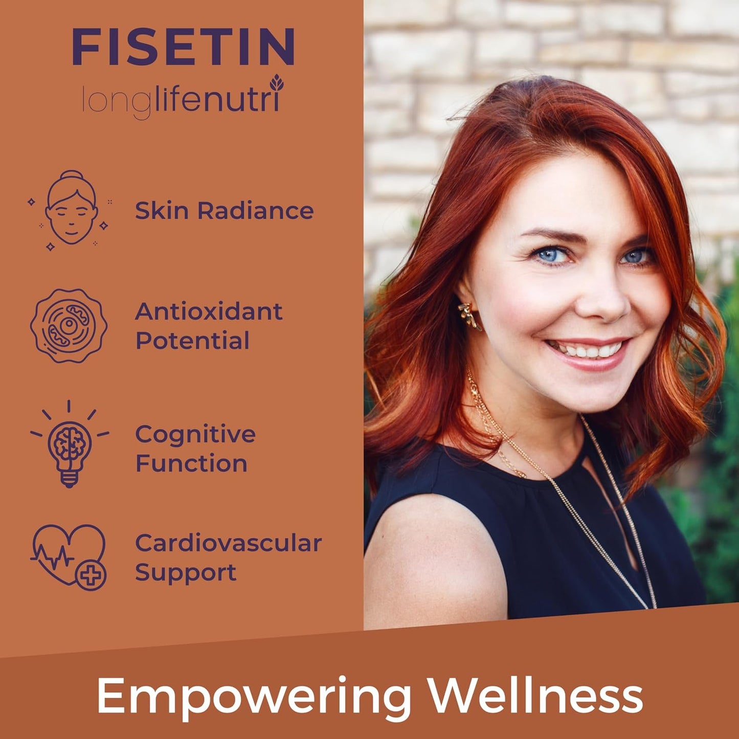 Fisetin 100mg - from Rhus Succedanea Stem Extract, 120 Vegetarian Capsules, Senolytic Supplement for Healthy Ageing, 4-Month Supply, Organic, GMP Certified, Made in USA - görsel 4