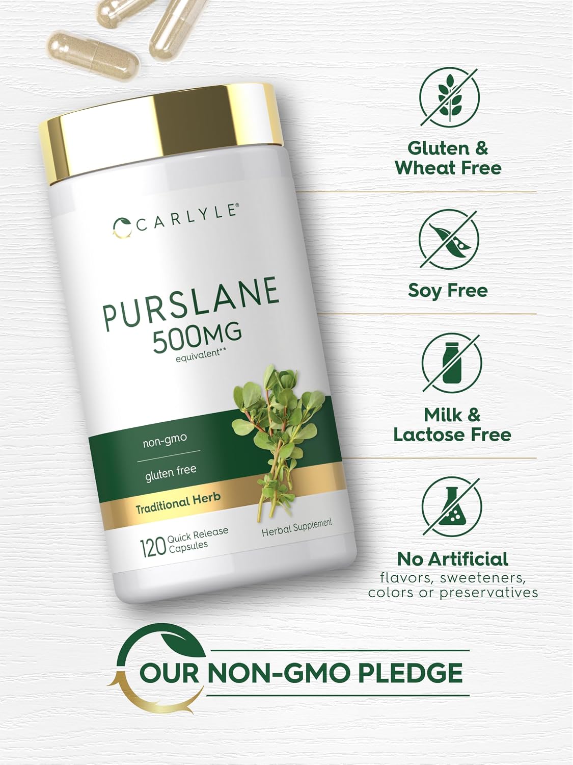 Carlyle Purslane Capsules - 120 Capsules - görsel 5