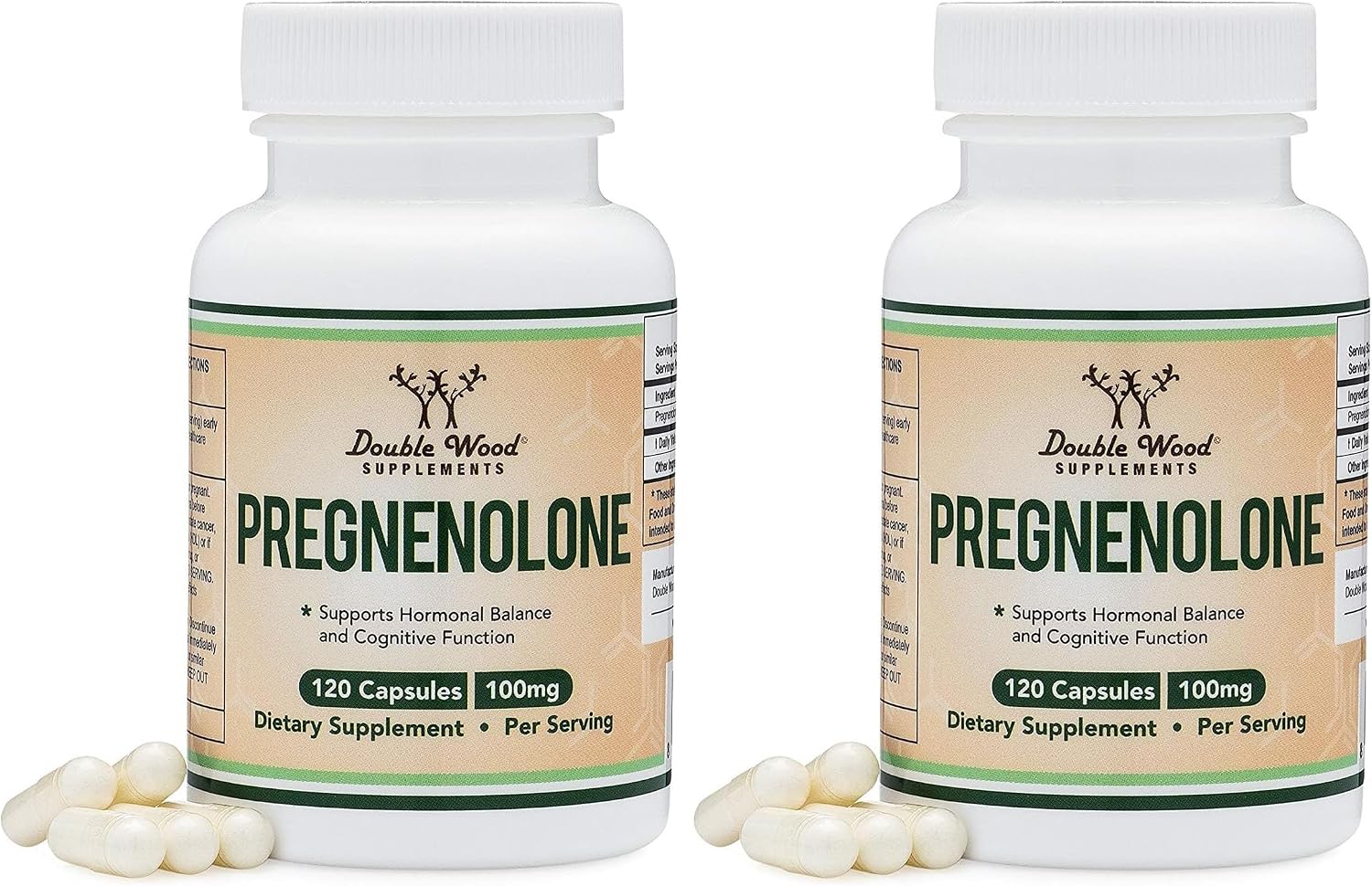 Pregnenolone 100mg per Serving – 120 Capsules (50mg per Capsule) - görsel 7