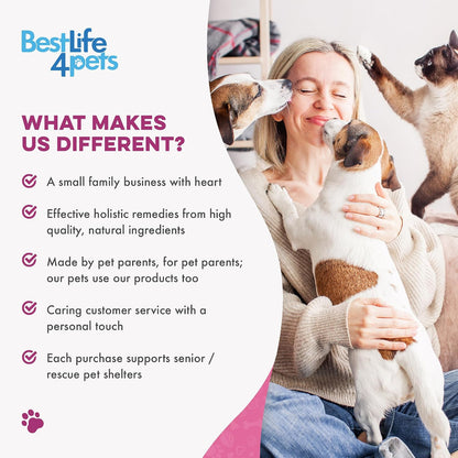 Weight Management for Dogs and Cats Natural Thyroid Support – Gentle Metabolism Booster to Restore Vitality in Senior or Sluggish Pets – 400 Tiny Tasteless Pills – Help Manage Weight, Appetite, and Energy