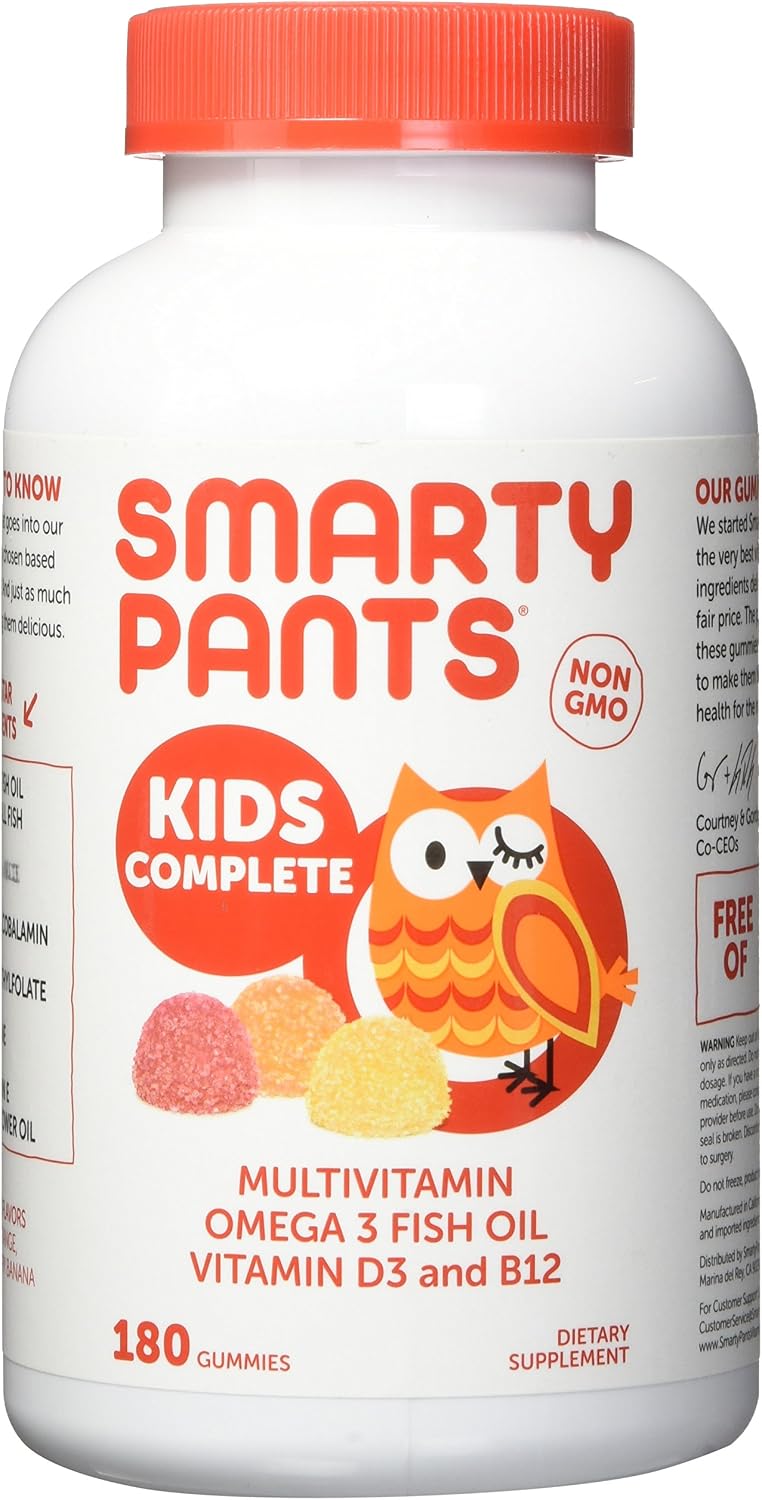 SmartyPants Kids Complete Multivitamin, 180 Gummies - görsel 1
