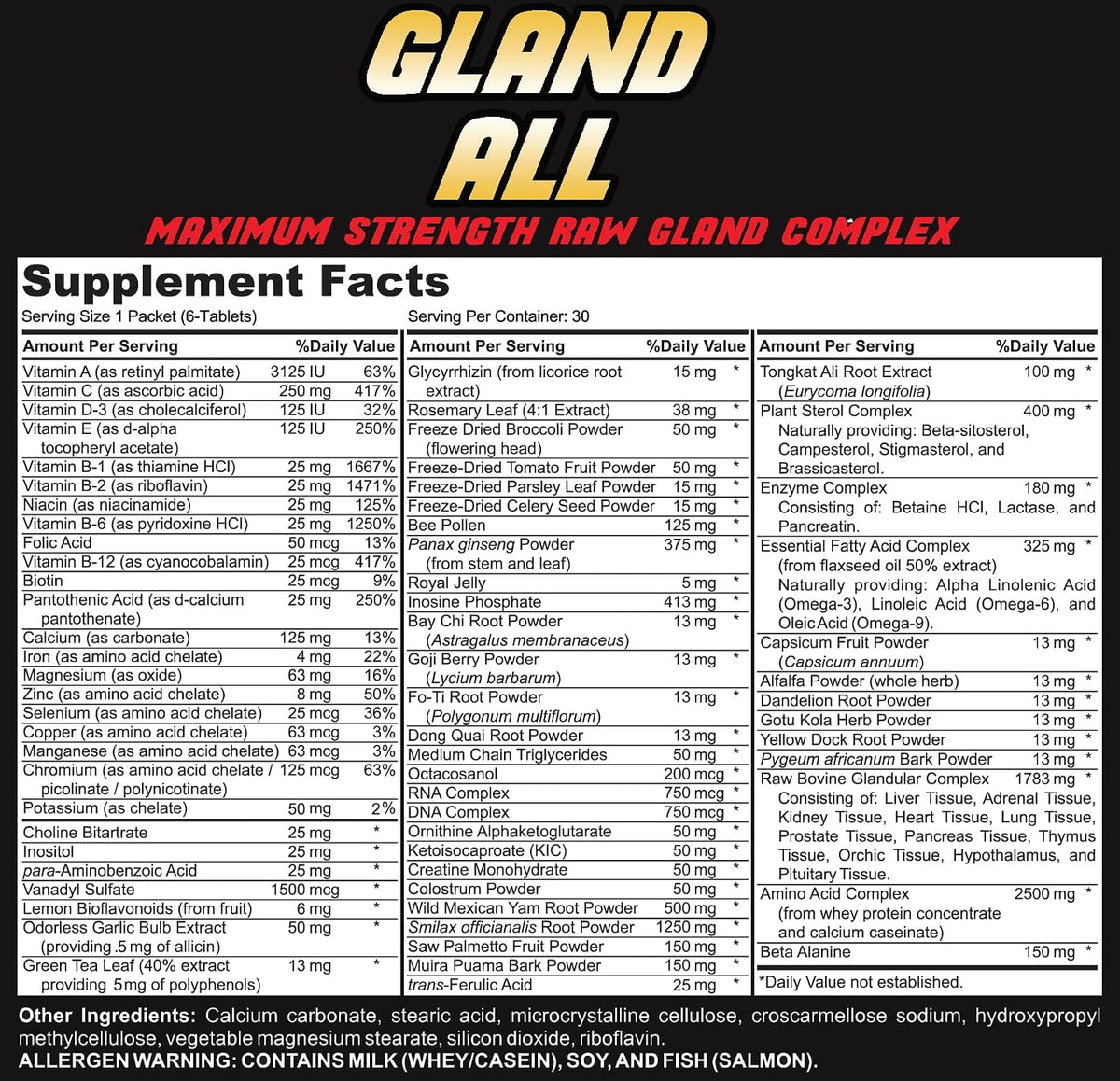 Gland All-Raw Gland Complex 30 Packets - görsel 4