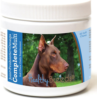 Healthy Breeds Doberman Pinscher All-in-One Multivitamin Soft Chew 60 Count
