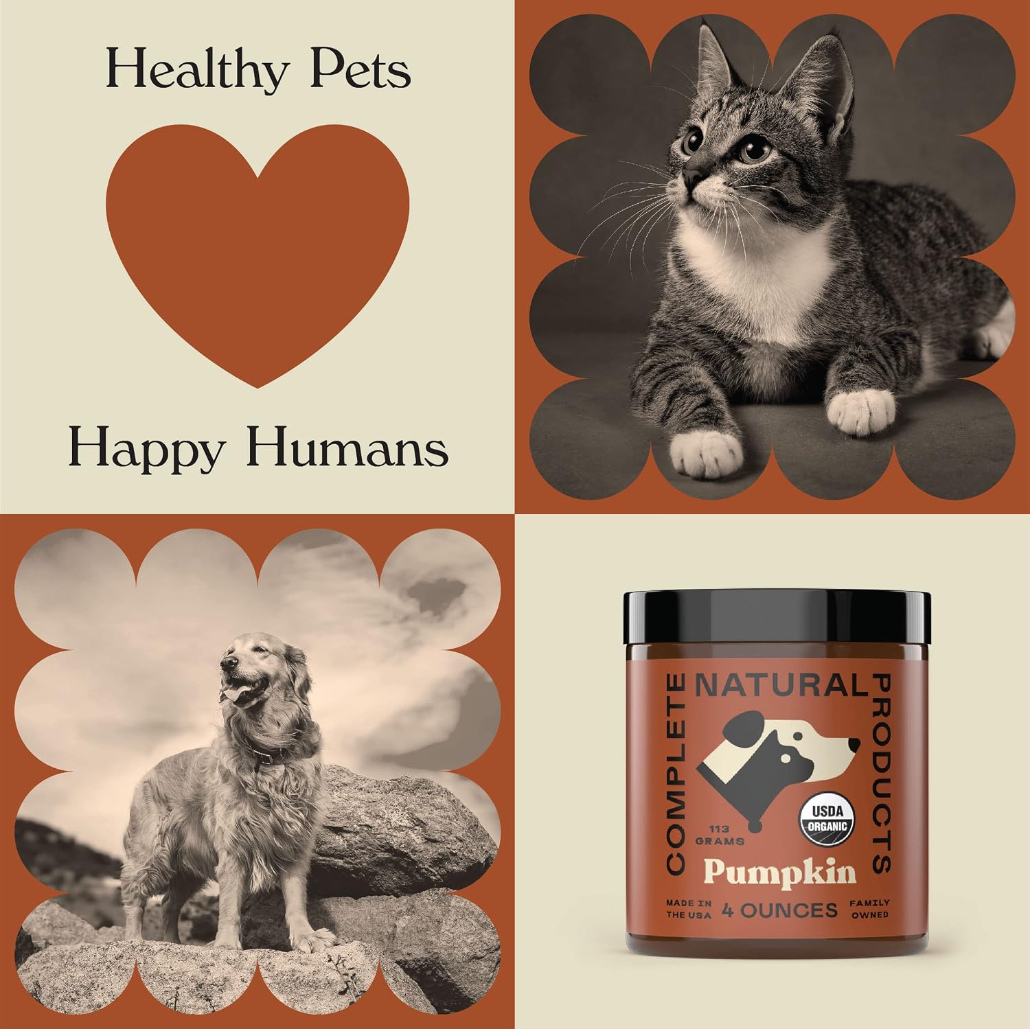 Organic Pumpkin Powder for Pets - 113g - görsel 6