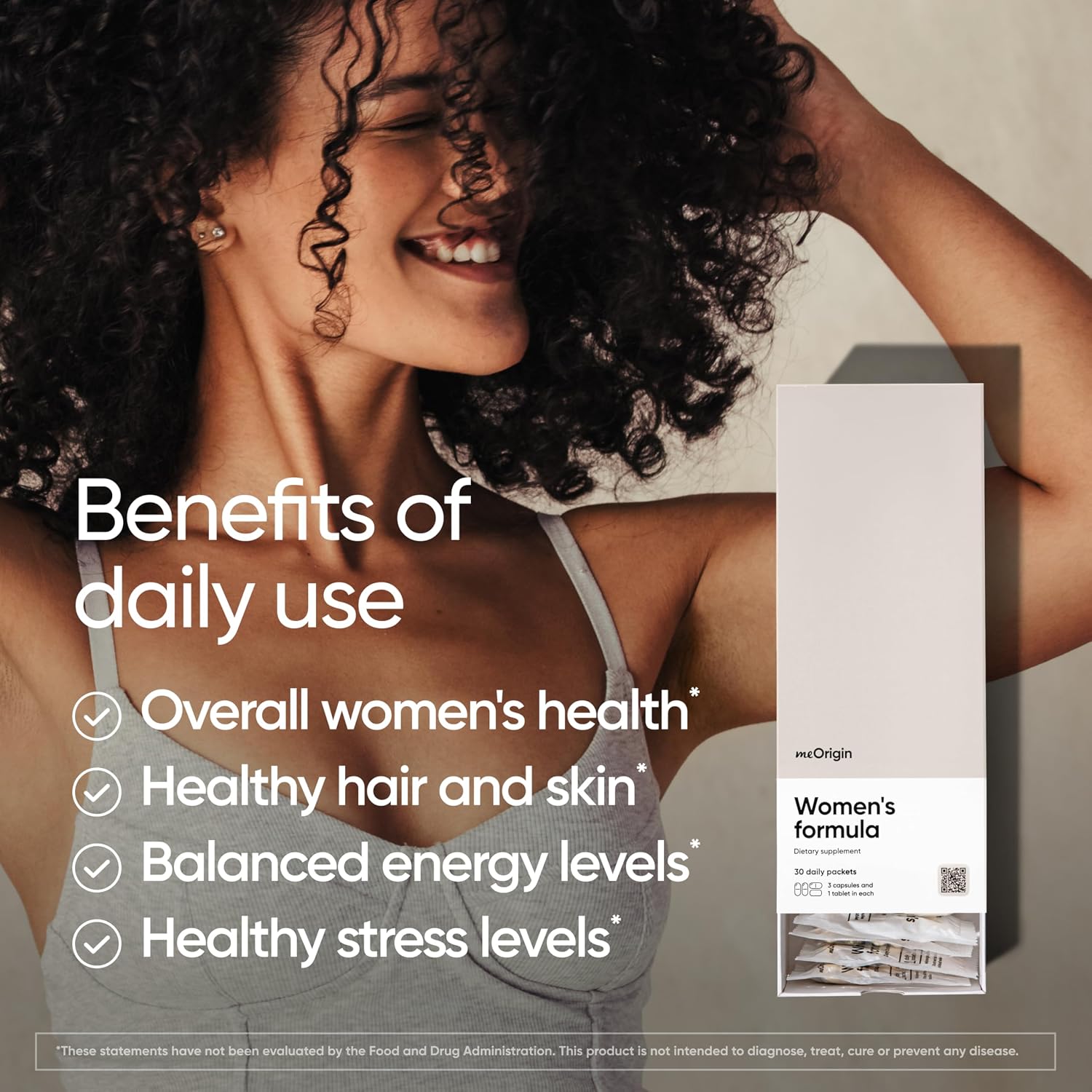 meOrigin Multivitamin for Women – All-in-One Supplement Complex with 77 Nutrients for Overall Health, Hair & Skin, Energy Support (30 Day Supply) - görsel 2