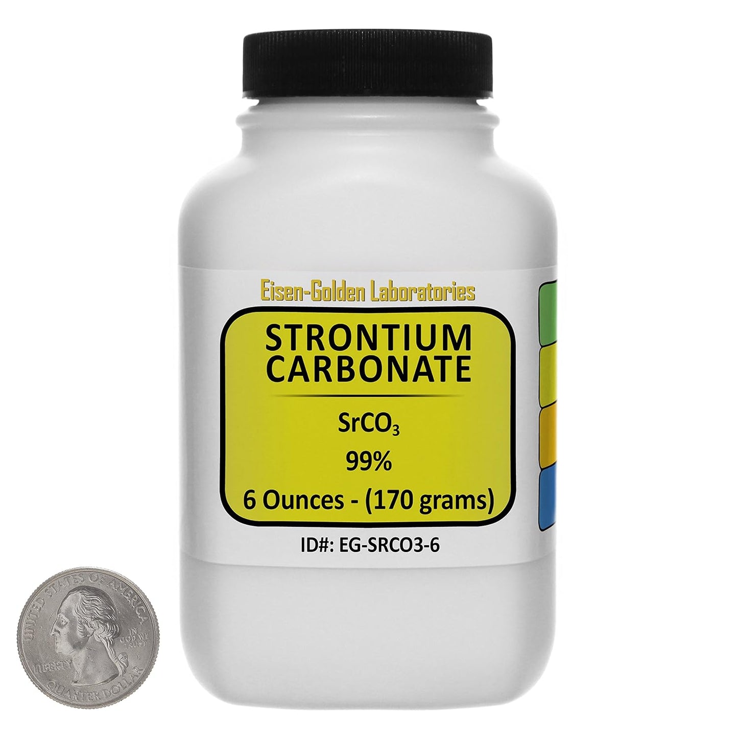 Strontium Carbonate [SrCO3] 99% ACS Grade Powder 6 Oz - görsel 1