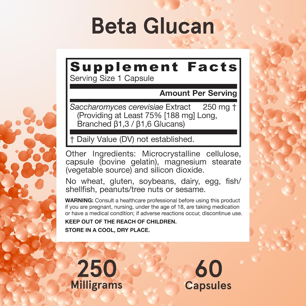Jarrow Formulae Beta Glucan – Immune Support (60 Capsules) - görsel 6