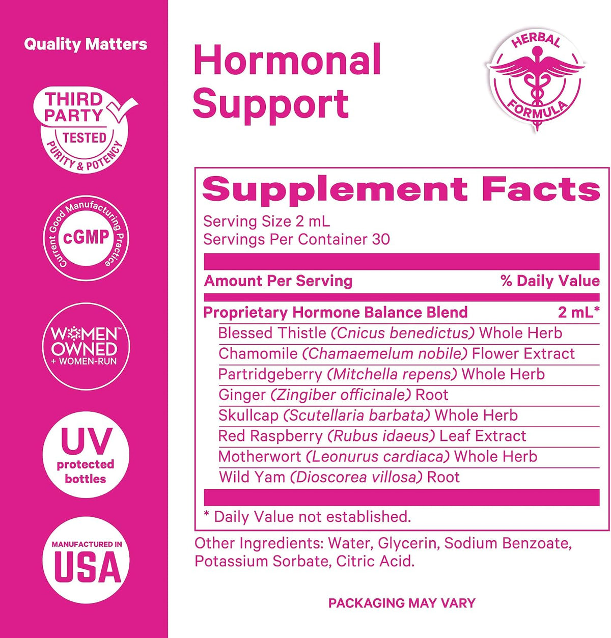 Pink Stork Hormone Balance Drops for Women – 2oz (60ml), 30 Servings - görsel 4