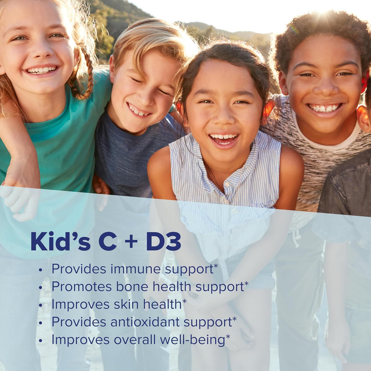 Superior Source Kid's Vitamin C & D3 Clean Melts – Immune Support, Low Sugar, Non-GM, 90 MicroLingual Melts - görsel 6