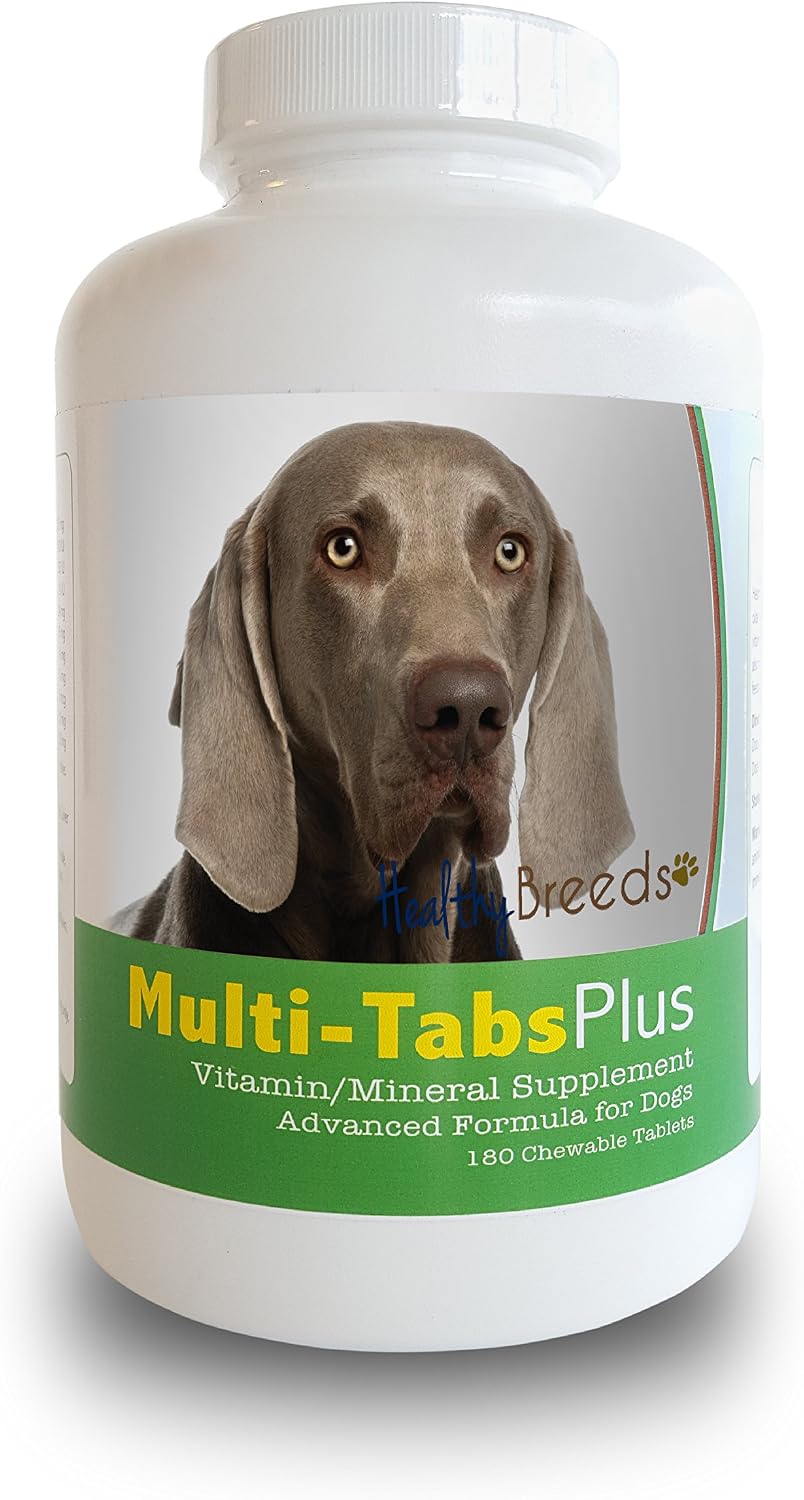 Healthy Breeds Weimaraner Multi-Tabs Plus Chewable Tablets 180 Count - görsel 1