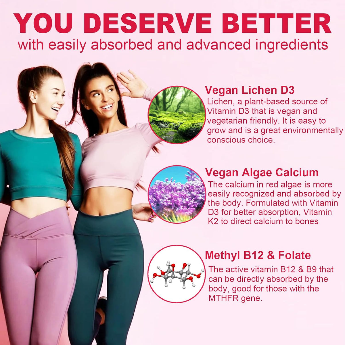 Sugar Free Methylated Multivitamin for Women Gummies (2 Pack) - görsel 4