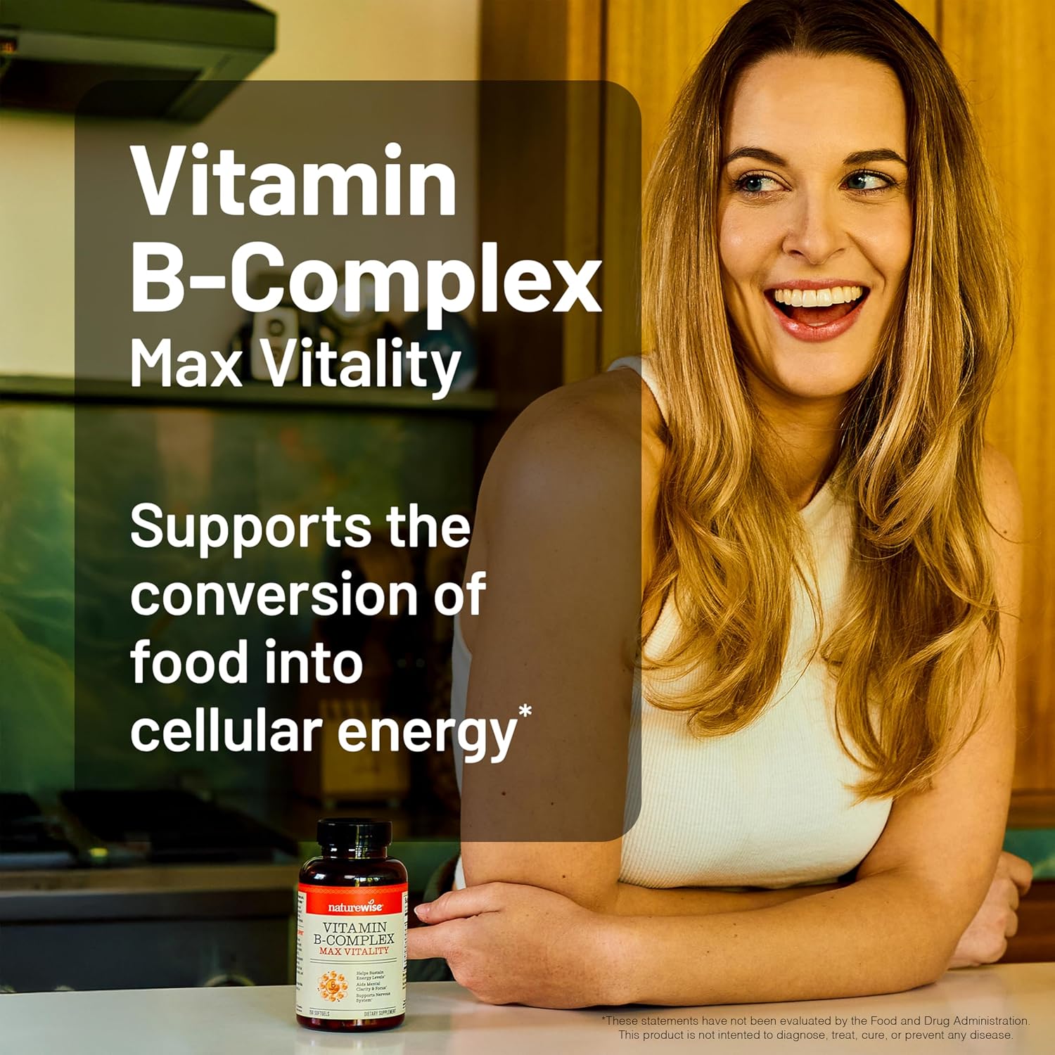 NatureWise Vitamin B Complex - 60 Softgels (2-Month Supply) - görsel 8