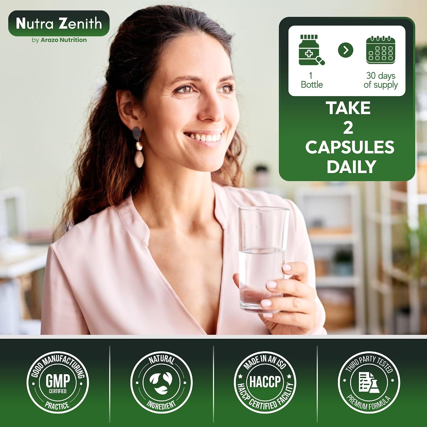 AKG Anti-Ageing & Vitality Supplement with Vitamin B6, Vitamin C & L-Arginine – 60 Capsules - görsel 6
