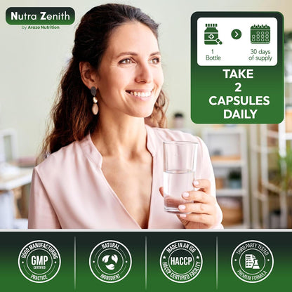 AKG Anti-Ageing & Vitality Supplement with Vitamin B6, Vitamin C & L-Arginine – 60 Capsules