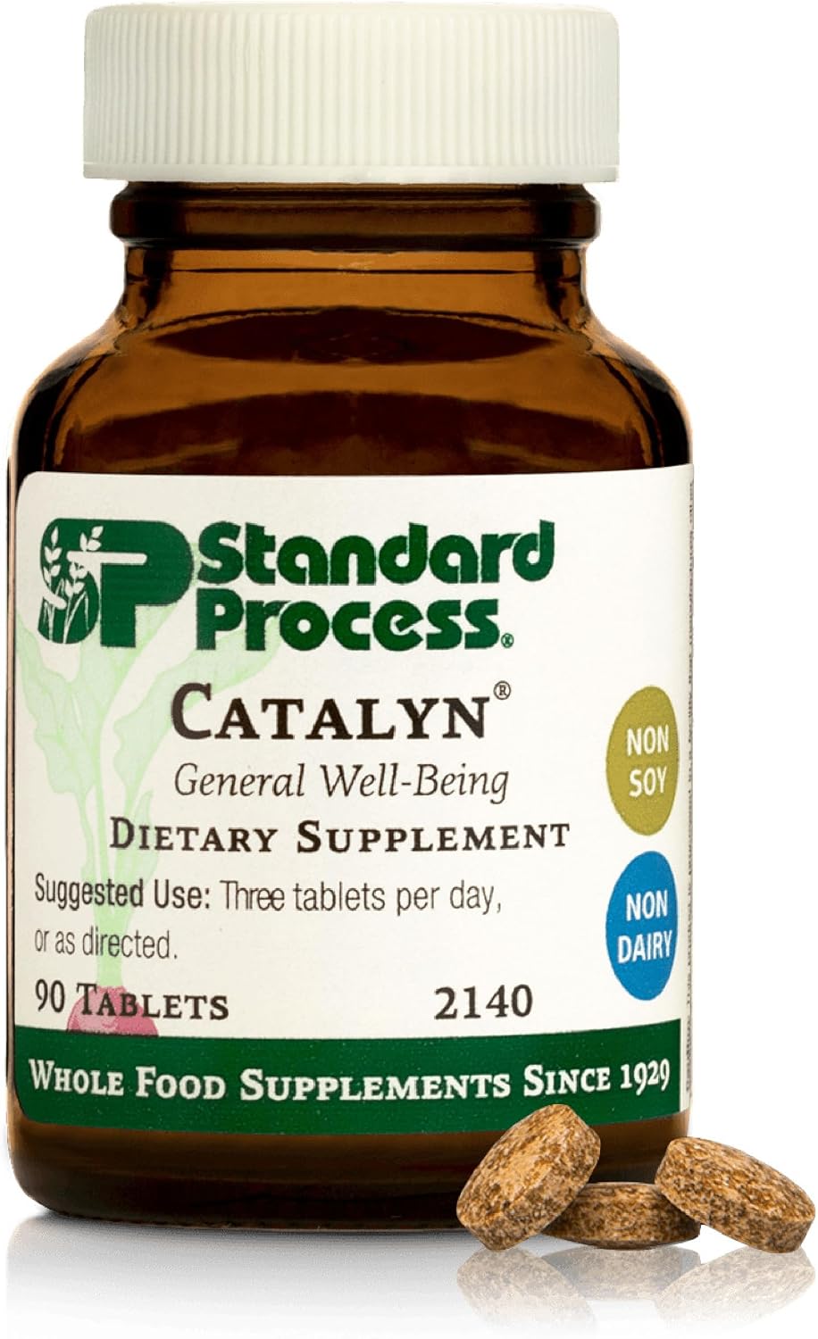 Standard Process Catalyn Chewable - Whole Food Multivitamin with Vitamins A, D, B6 - 90 Chewable Tablets - görsel 8