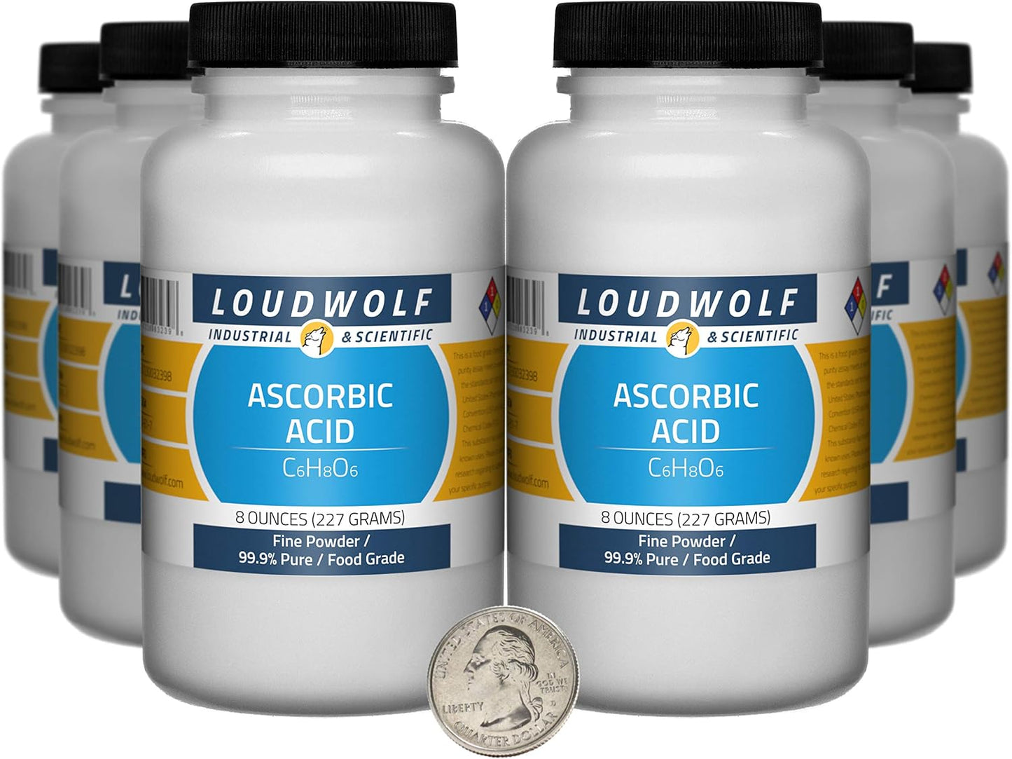 Ascorbic Acid Fine Powder - 99.9% Pure Food Grade - Total 113 g (4 x 28 g Bottles) - görsel 9
