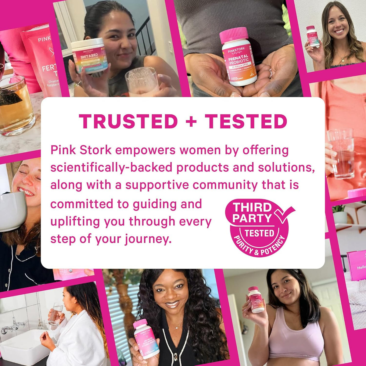 Pink Stork PMS Supplement for Women – Vitex, Ashwagandha, Maca Root and 10 Vitamins and Minerals - görsel 4