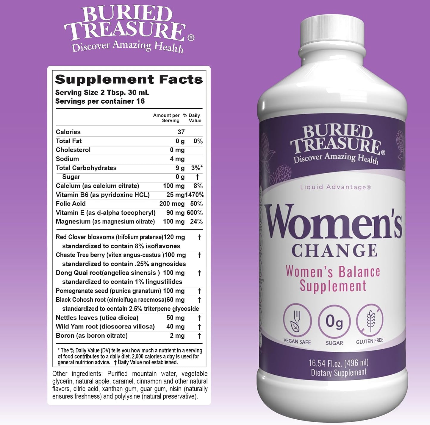 Buried Treasure Women's Change Balance Supplement - görsel 2
