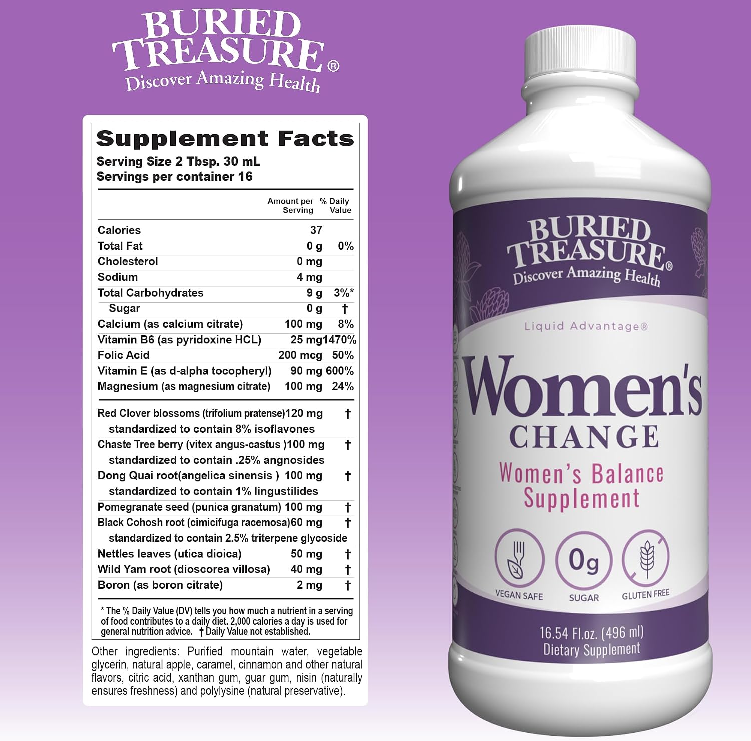 Buried Treasure Women's Change Balance Supplement - görsel 2