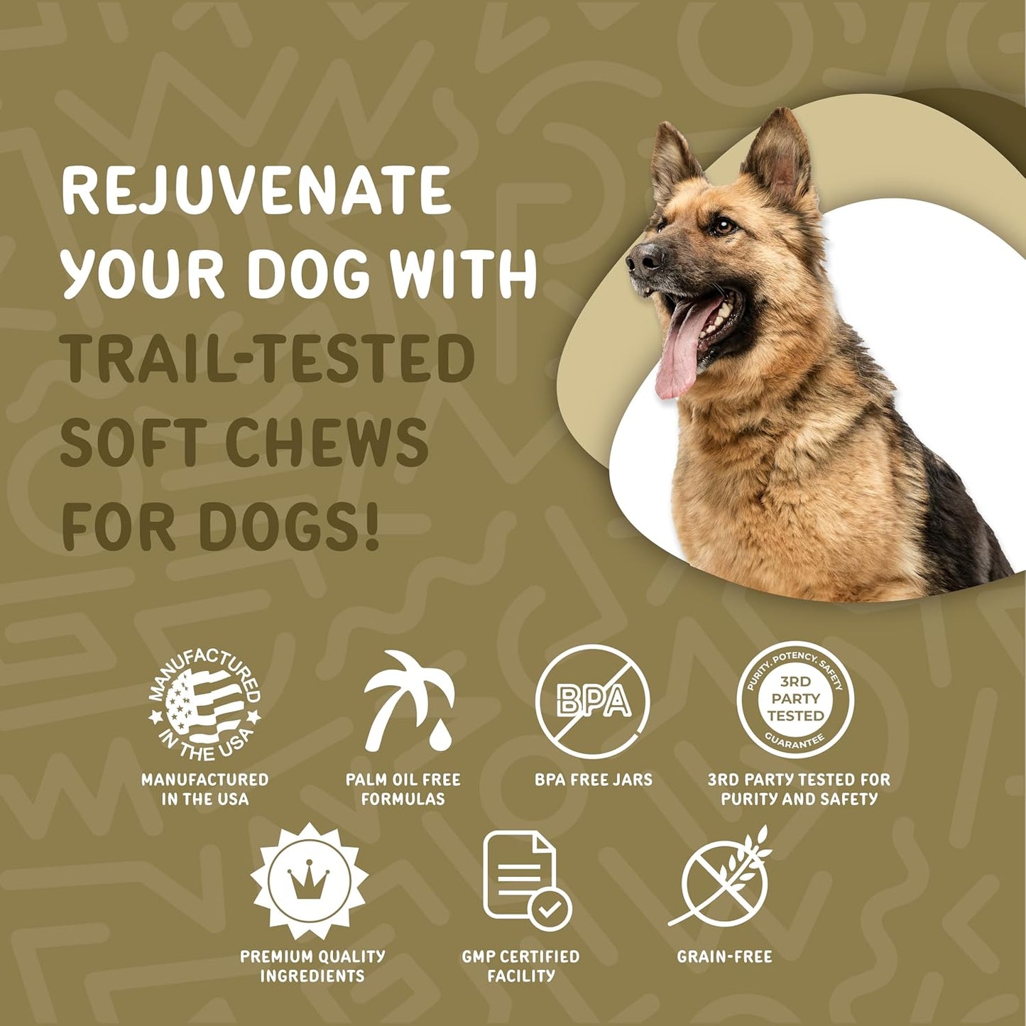 Waggedy Daily Essentials Adult Soft Chews – Dog Multivitamin & Immune Support (120 Chews) - görsel 6
