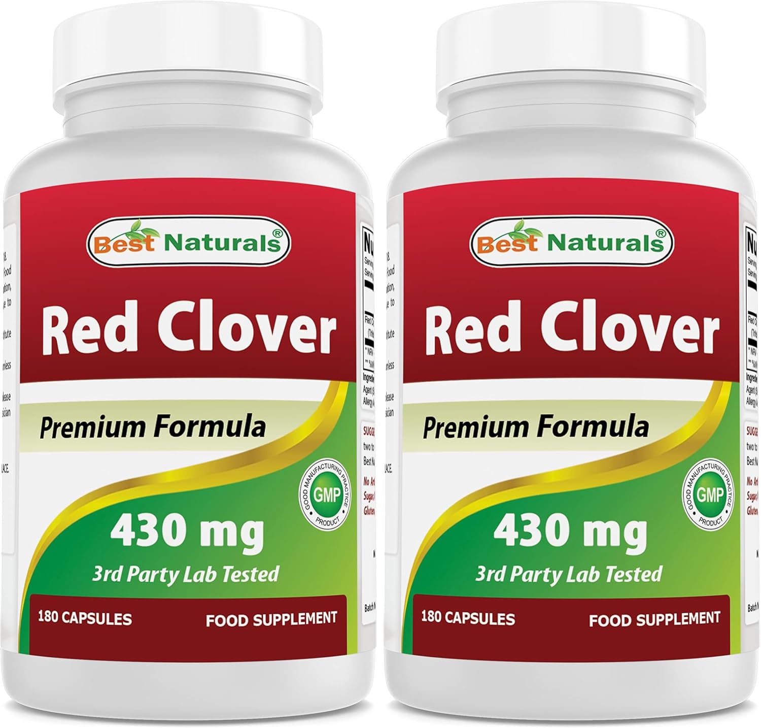 Best Naturals Red Clover 430 mg 180 Capsules - görsel 8
