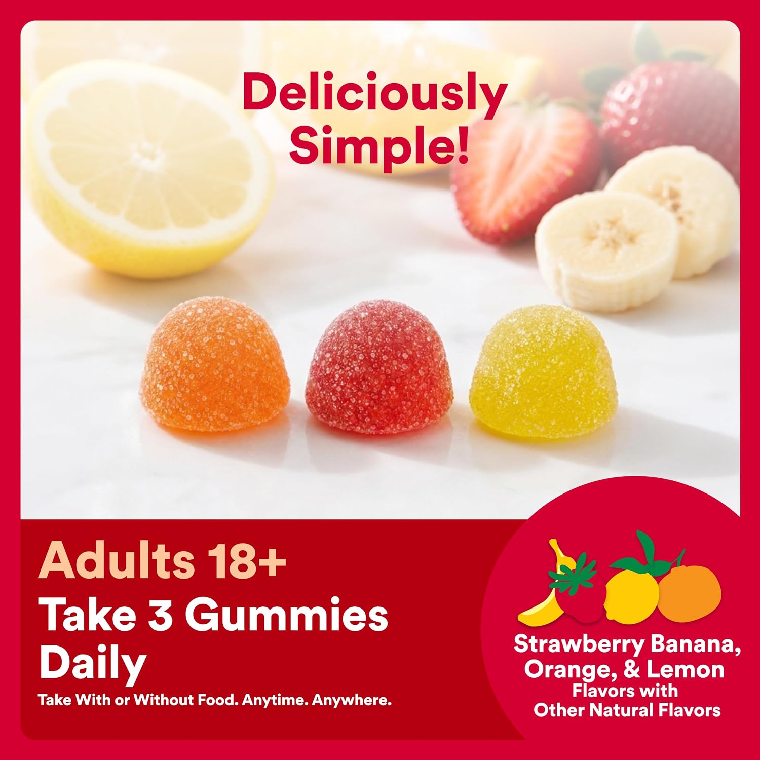 SmartyPants Plus Multi & Omegas Adult Multivitamin Gummies, 90 Gummies - görsel 7