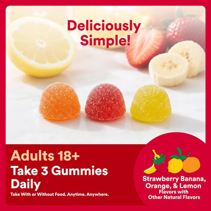 SmartyPants Plus Multi & Omegas Adult Multivitamin Gummies, 90 Gummies