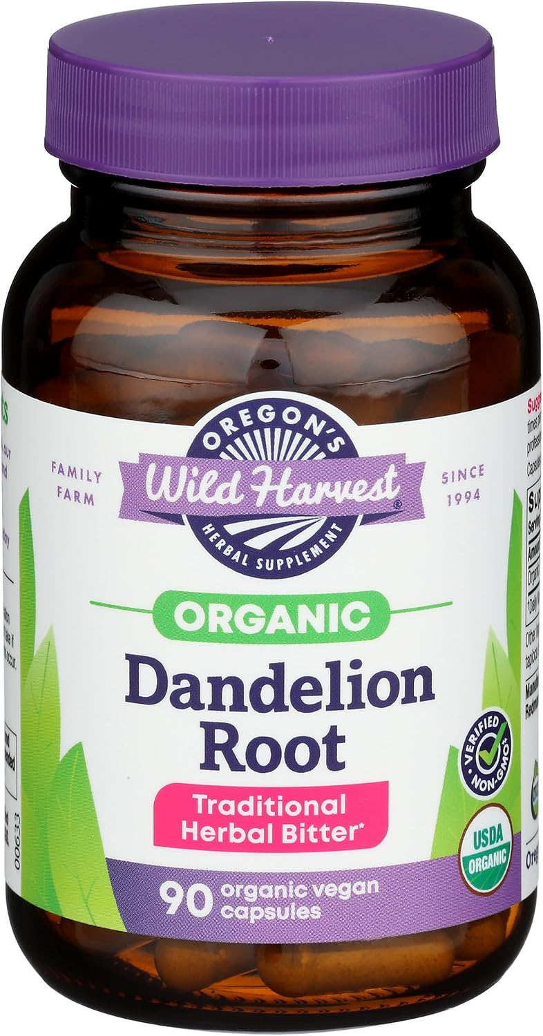 Oregon's Wild Harvest Organic Dandelion Root Supplement - görsel 1
