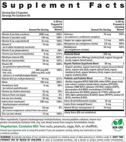 Rainbow Light Postnatal Multivitamin for New Mum – 120 Capsules