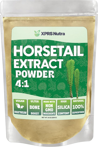 XPRS Nutra Horsetail Extract Powder for Hair, Nails and Bones – High Potency Horsetail Root Powder – 113 g