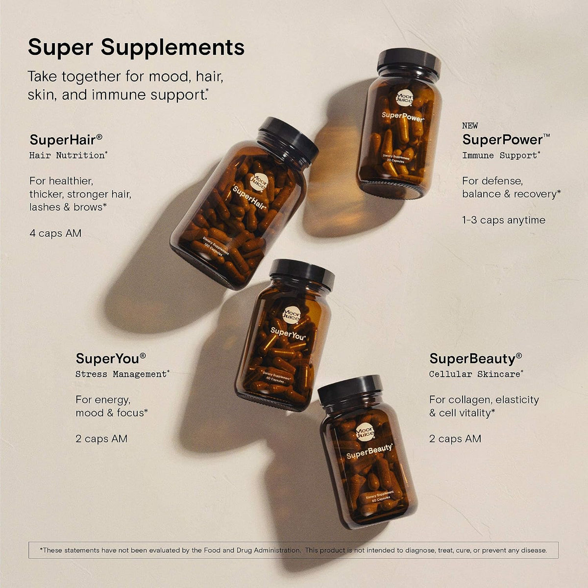 Moon Juice Superpower Immune Support Supplement - 30 Vegan Capsules - görsel 4
