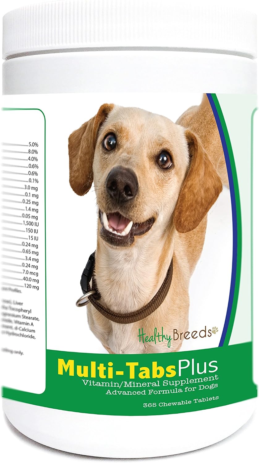 Healthy Breeds Chiweenie Multi-Tabs Plus Chewable Tablets 365 Count - görsel 1
