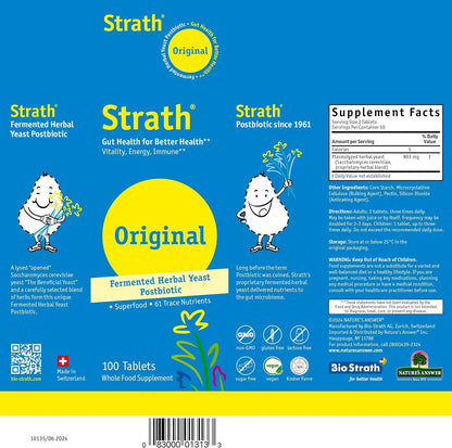 Bio-Strath Whole Food Supplement – Stress and Fatigue Formula – 100 Tablets