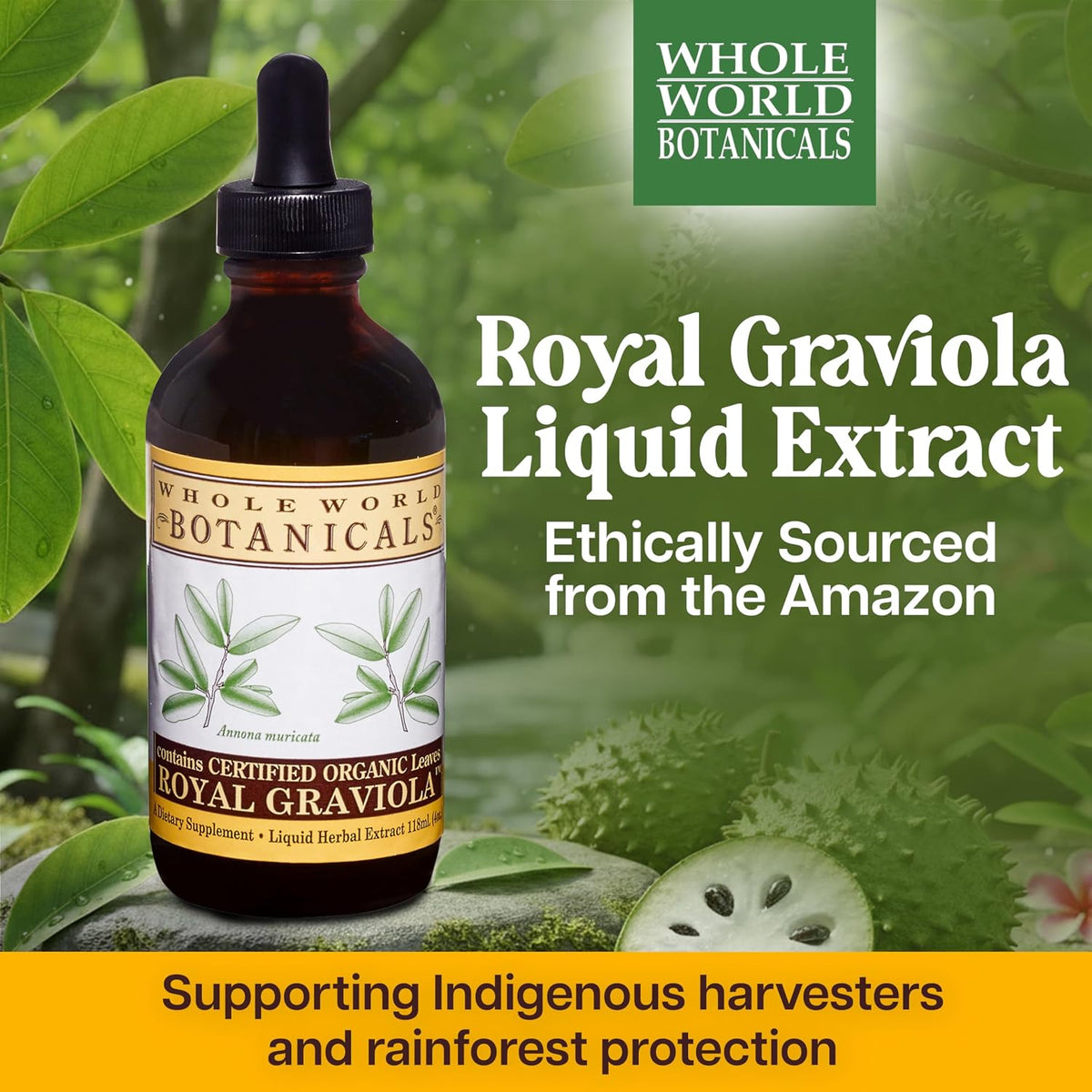 Royal Graviola (Soursop) – Herbal Supplement – Liquid Extract 118 ml - görsel 8
