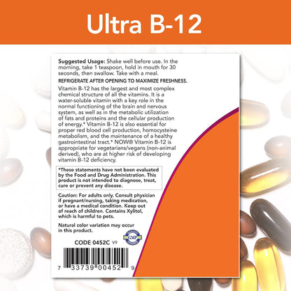 Now Foods Ultra B-12 Liquid B-Complex, 2 x 118 ml