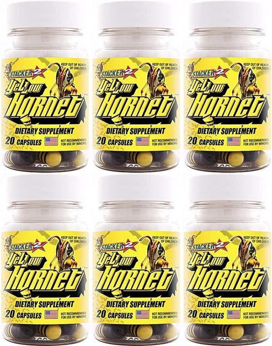 Yellow Hornet Herbal Food Supplement - 120 Capsules