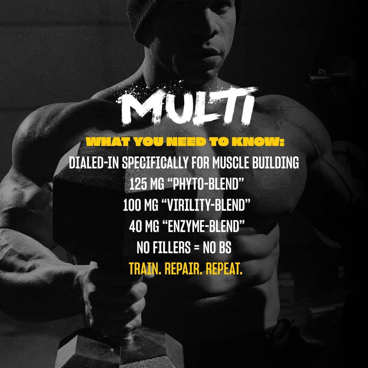Mutant Multi - High Potency Multivitamin with 75+ Ingredients for Strength Athletes, 60 Tablets - görsel 4
