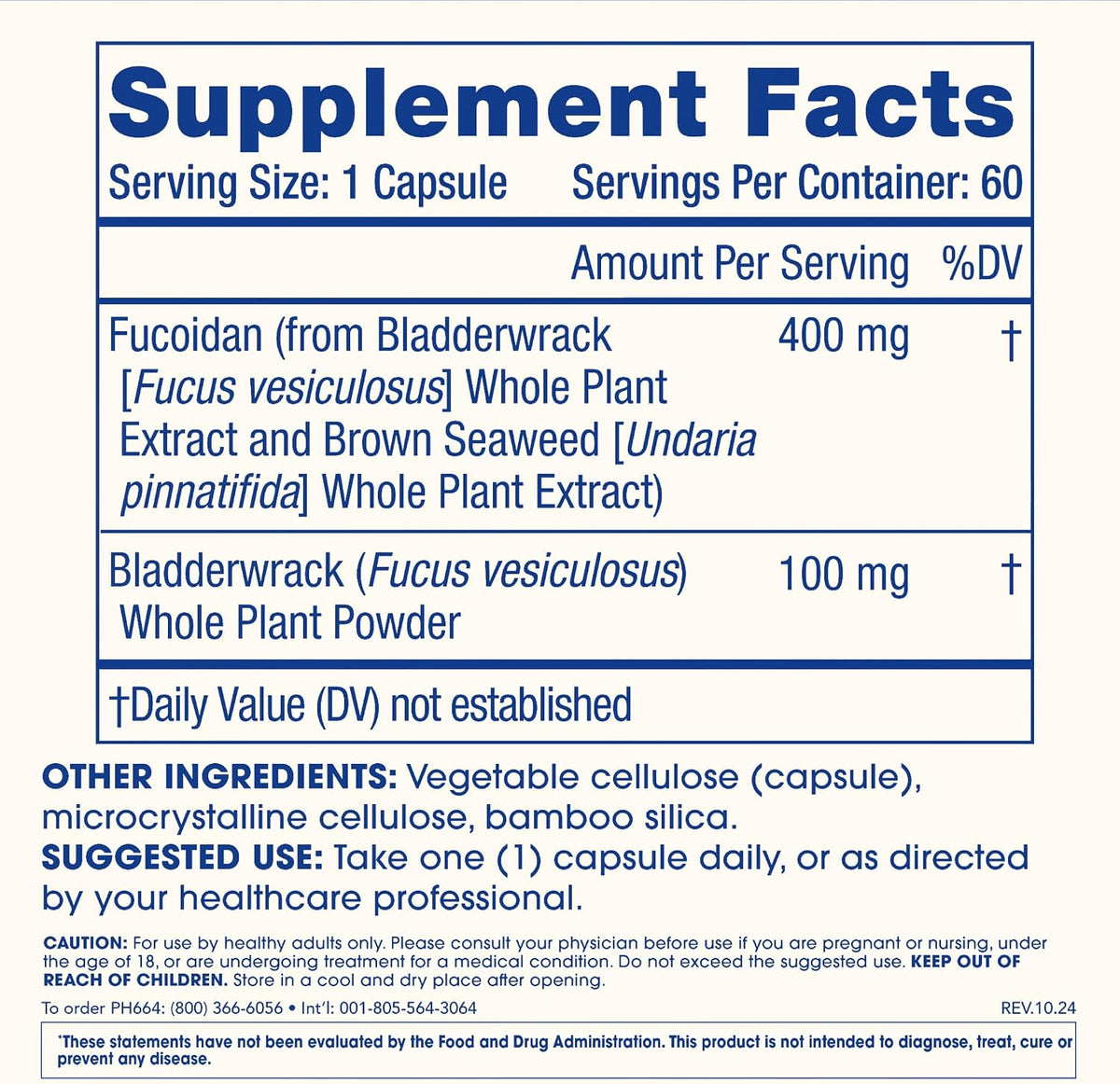 ProHealth Sirtuin 6 Activator - 60 Capsules - Fucoidan-Rich Seaweed Extract for Longevity & DNA Support - görsel 6