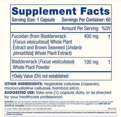 ProHealth Sirtuin 6 Activator - 60 Capsules - Fucoidan-Rich Seaweed Extract for Longevity & DNA Support