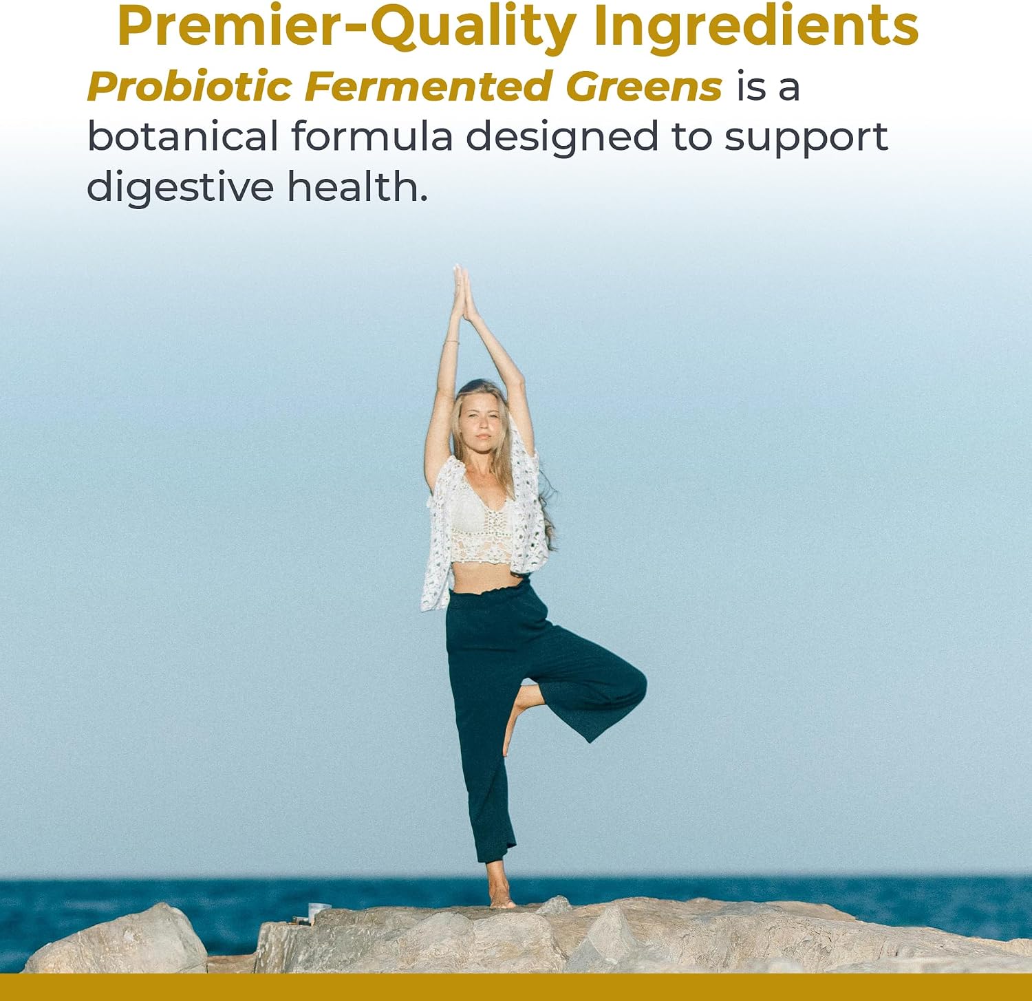 Premier Research Labs Probiotic Fermented Greens - Super Greens with Probiotics - 150 Capsules - görsel 4